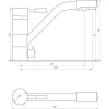 Змішувач для кухні під осмос Globus Lux Lazer GLLR-0555-10-BB чорний- Фото 4